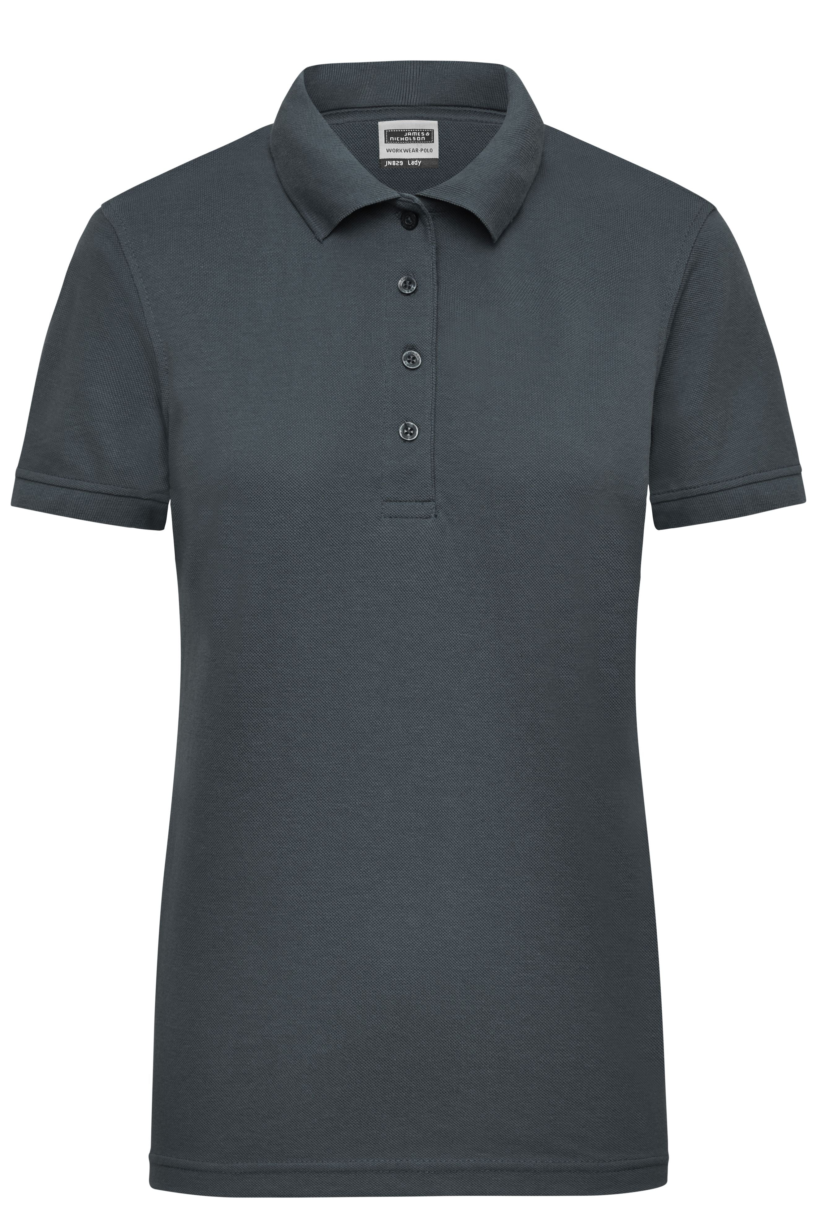 James & Nicholson Damen Elastic Langarm V-Shirt carbon