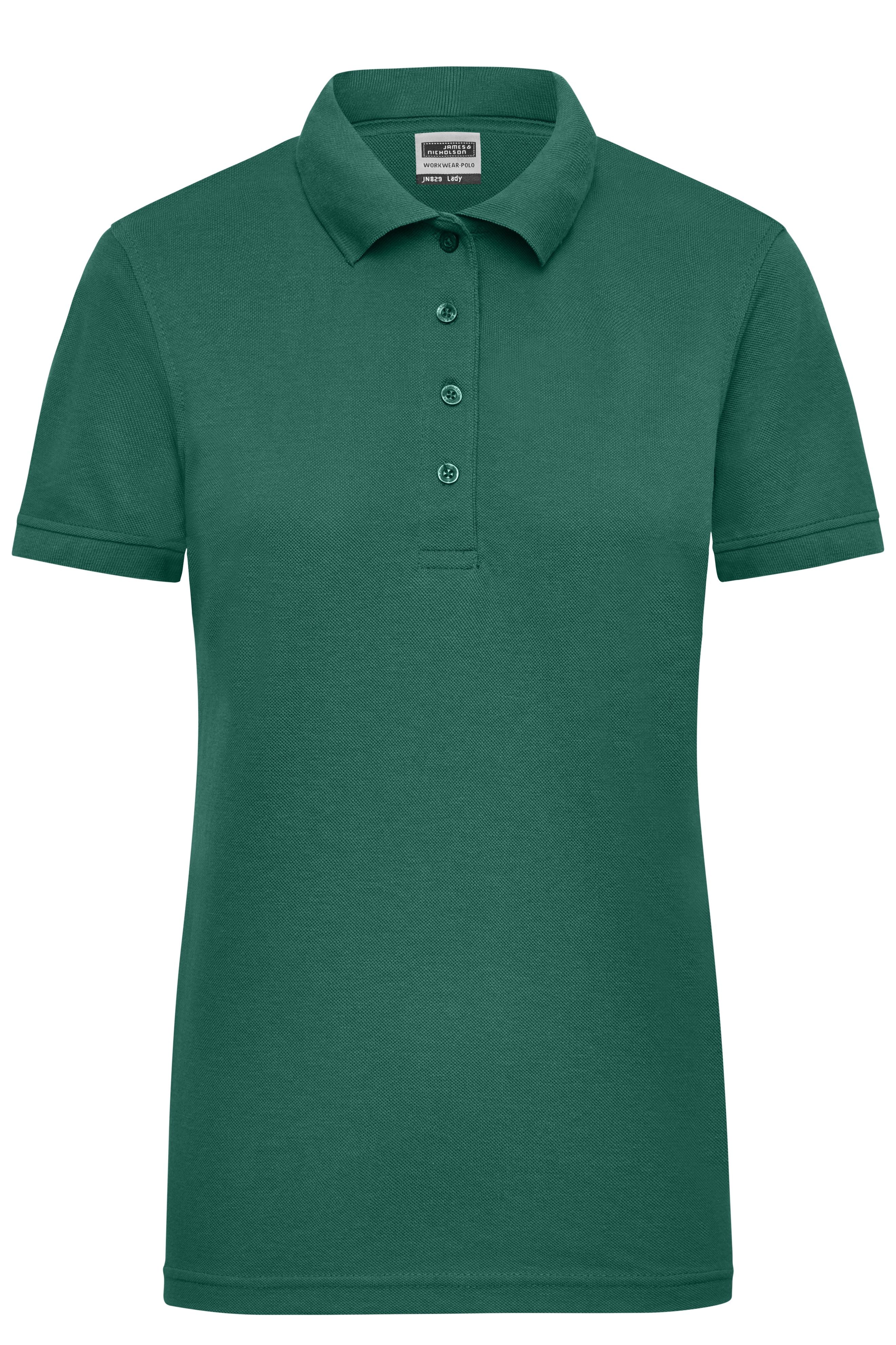 James & Nicholson Damen Elastic Langarm V-Shirt dark-green