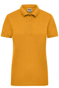 James & Nicholson Damen Elastic Langarm V-Shirt gold-yellow