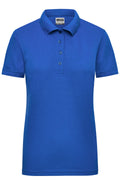 James & Nicholson Damen Elastic Langarm V-Shirt royal