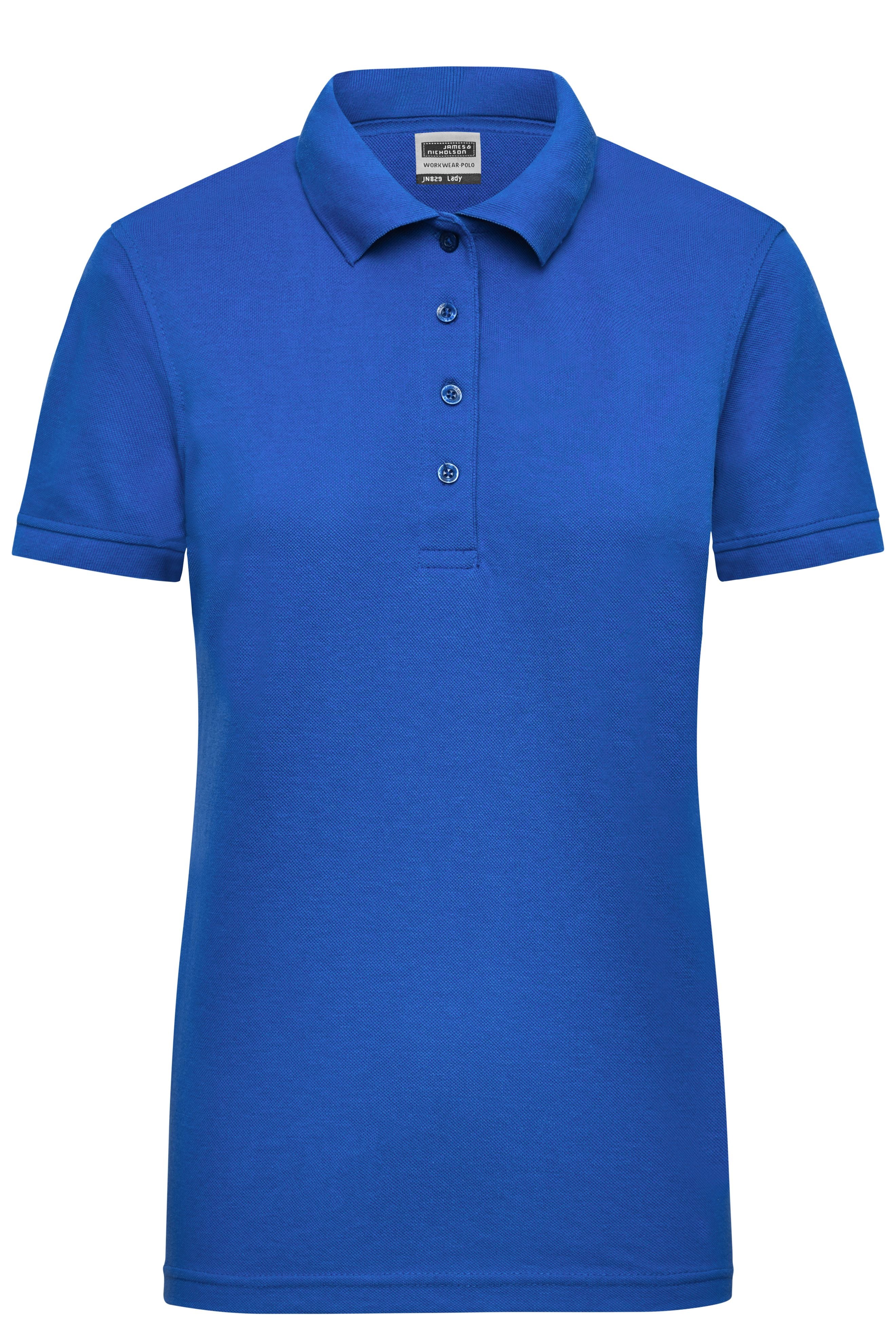 James & Nicholson Damen Elastic Langarm V-Shirt royal