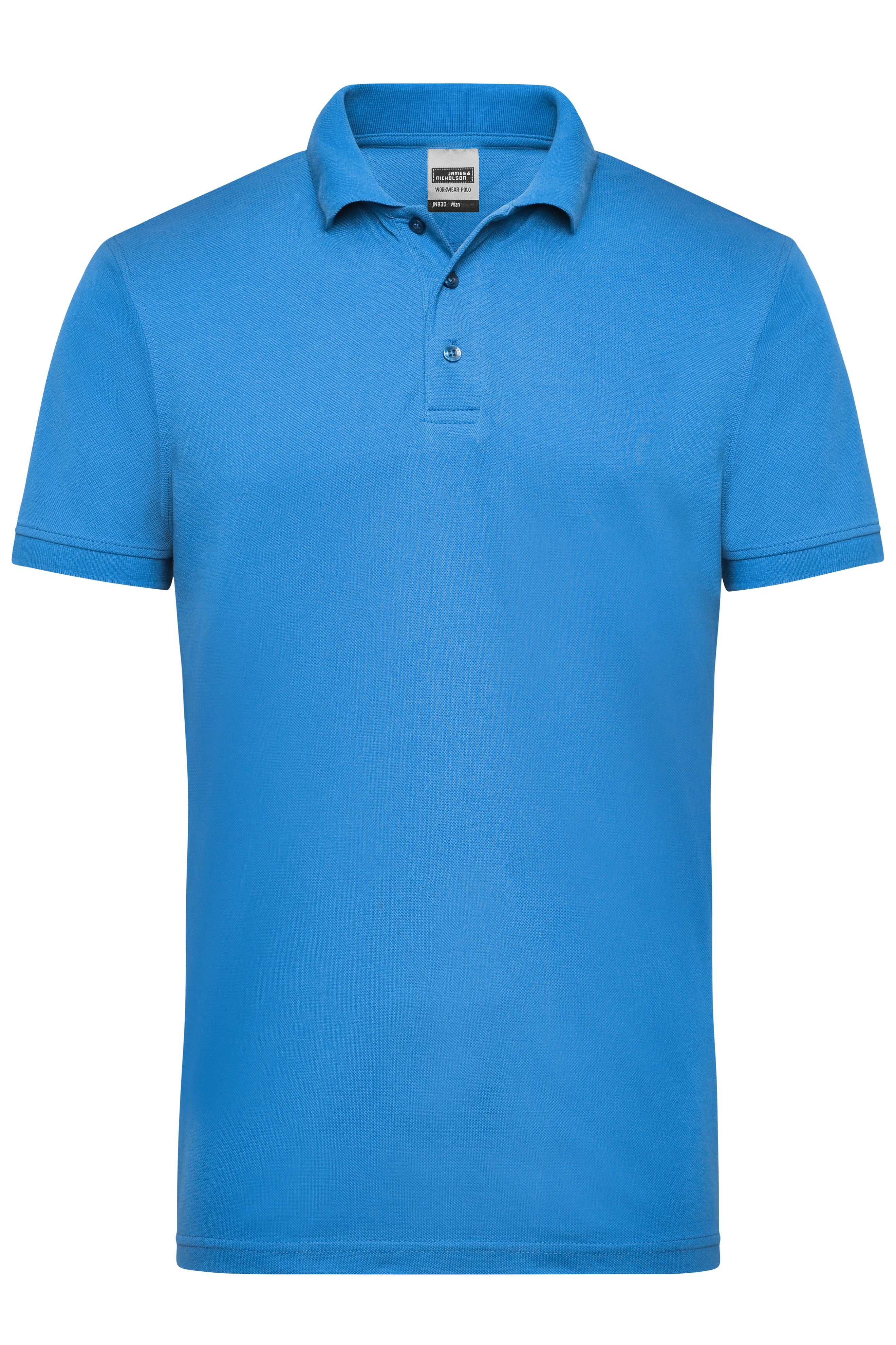 James & Nicholson Herren Workwear Polo aqua