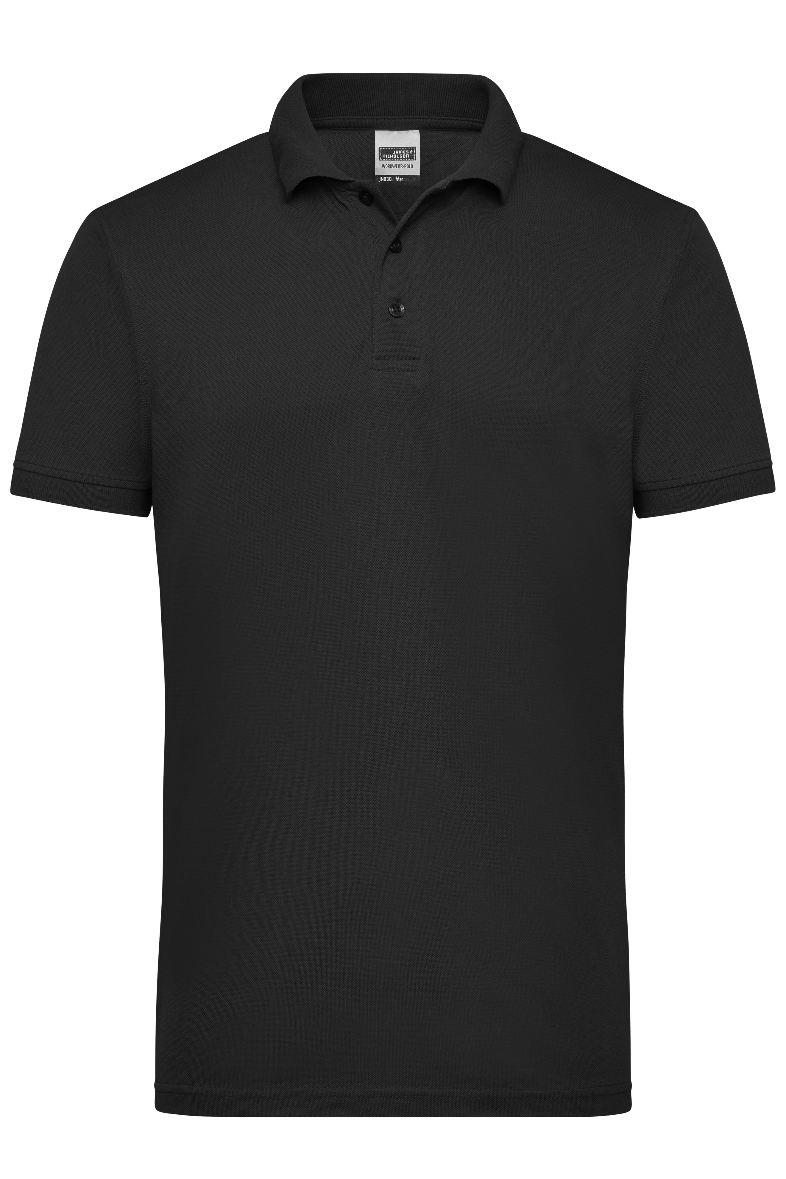 James & Nicholson Herren Workwear Polo black