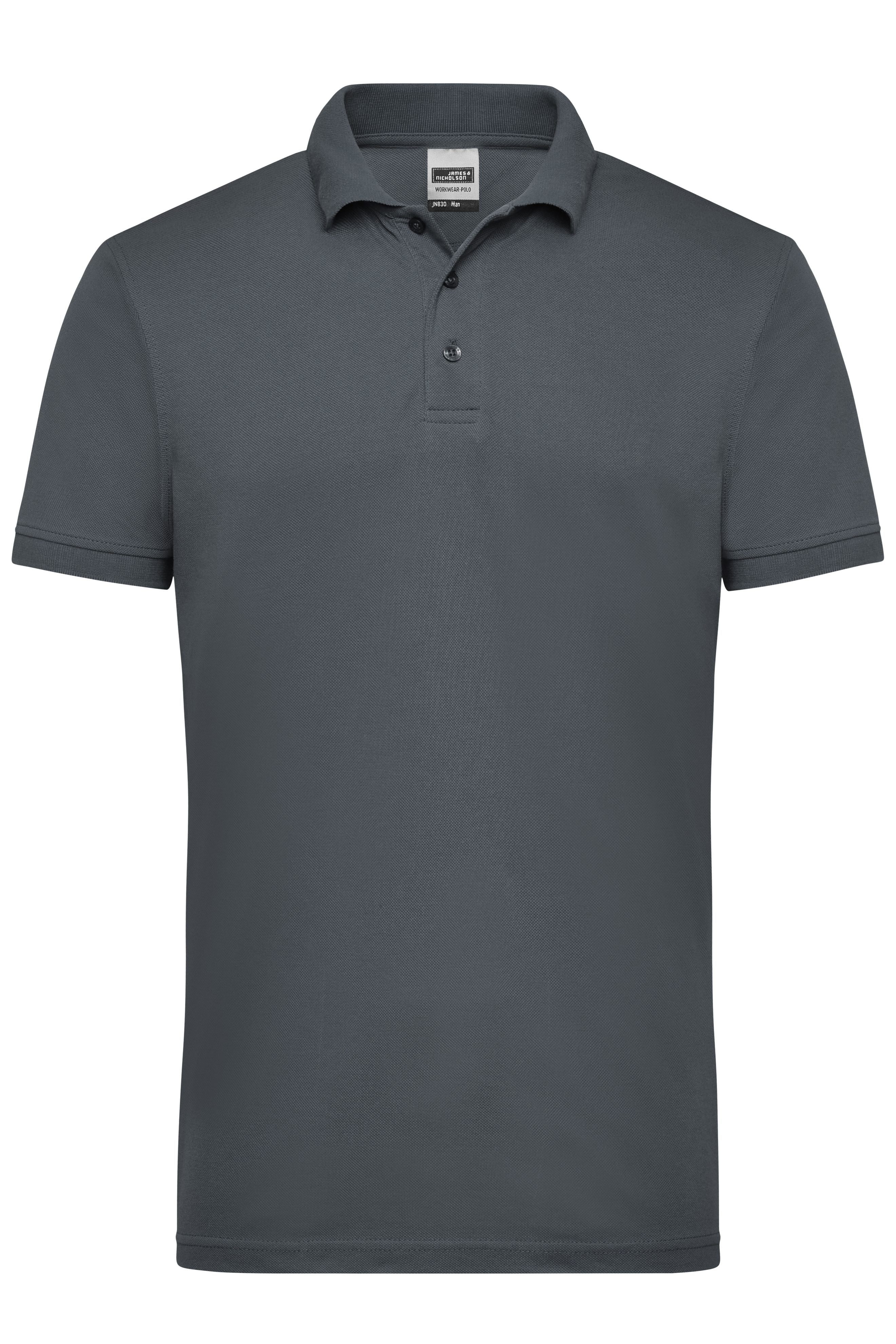 James & Nicholson Herren Workwear Polo carbon