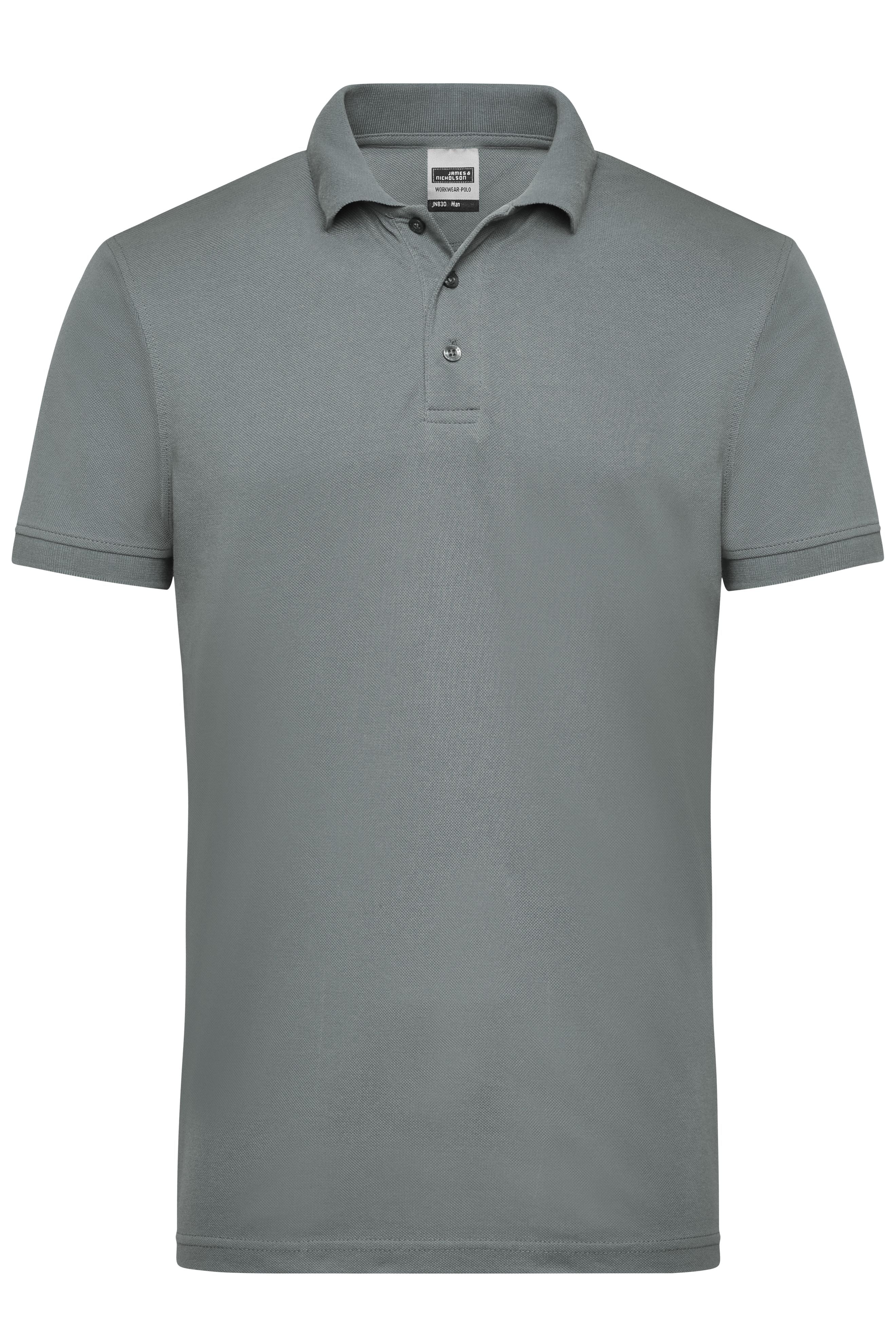 James & Nicholson Herren Workwear Polo dark-grey