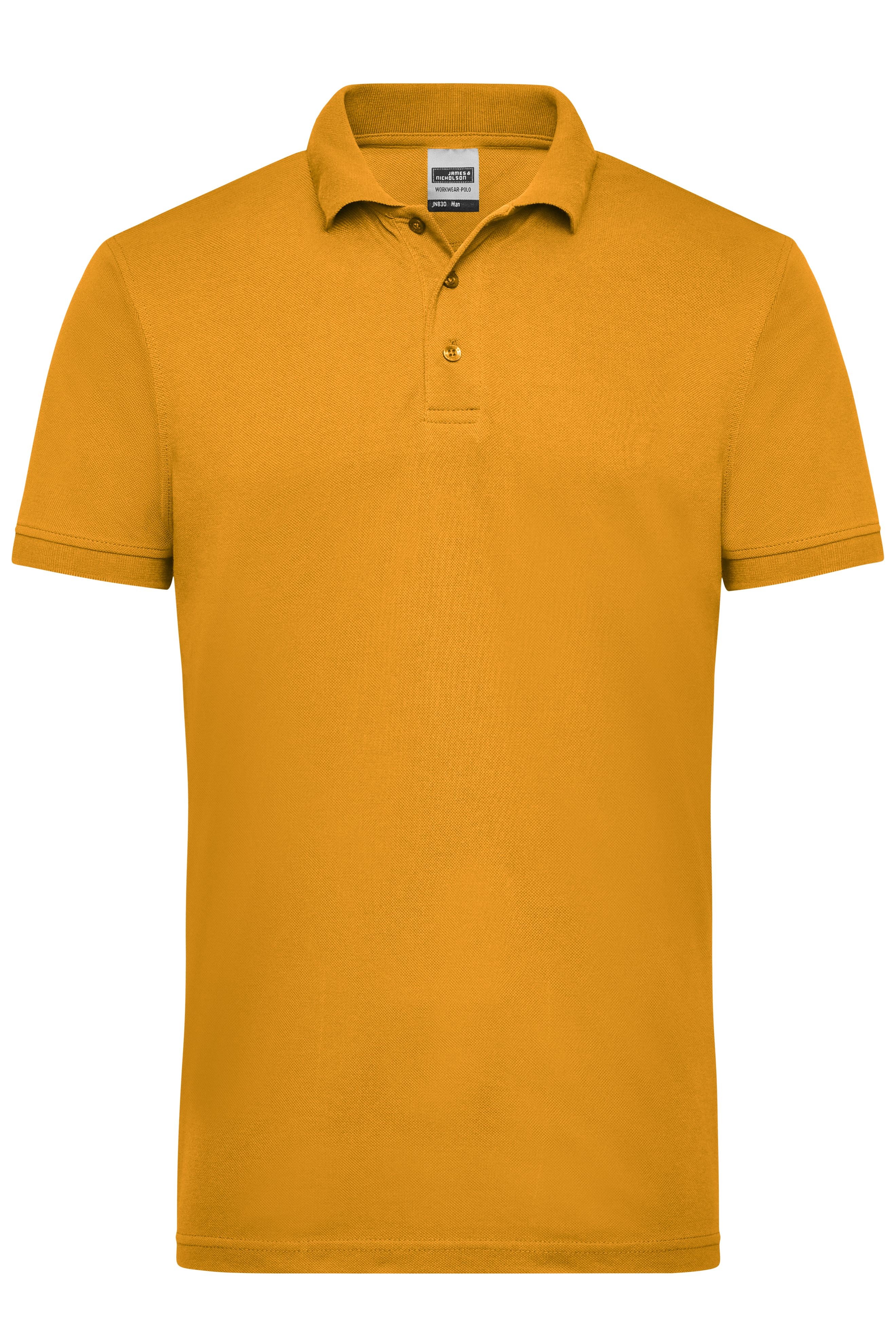 James & Nicholson Herren Workwear Polo gold-yellow