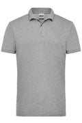 James & Nicholson Herren Workwear Polo grey-heather