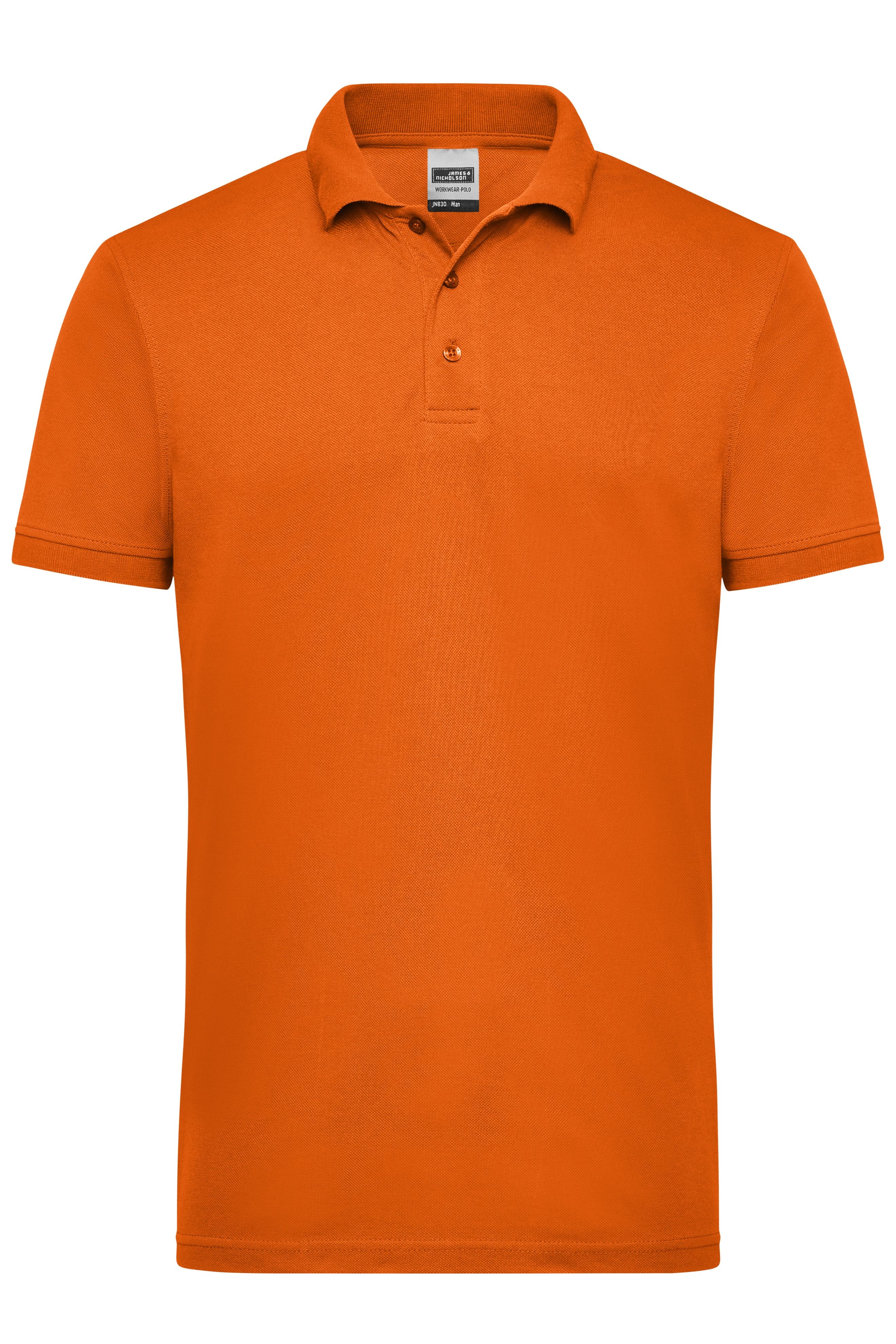 James & Nicholson Herren Workwear Polo orange
