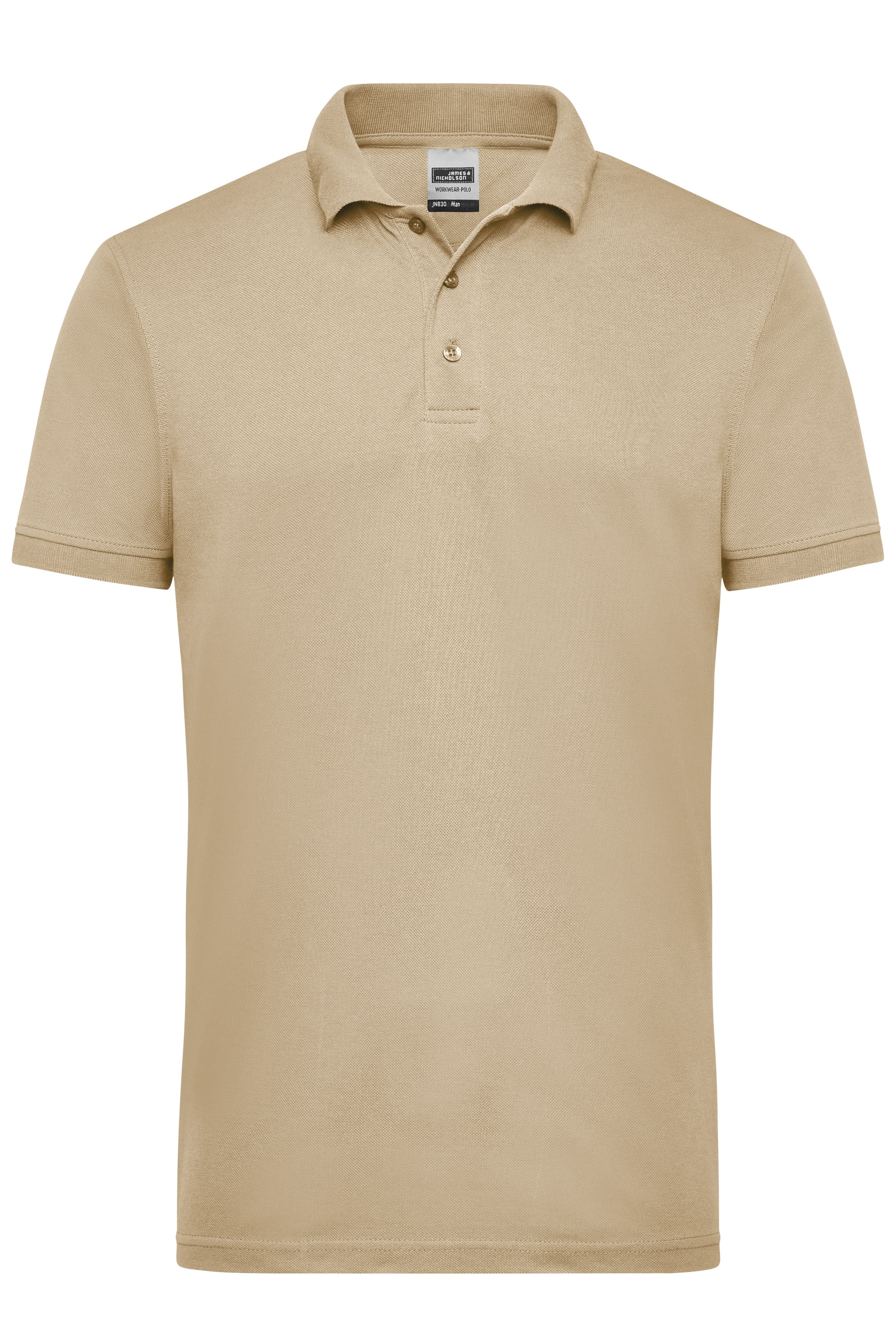 James & Nicholson Herren Workwear Polo stone