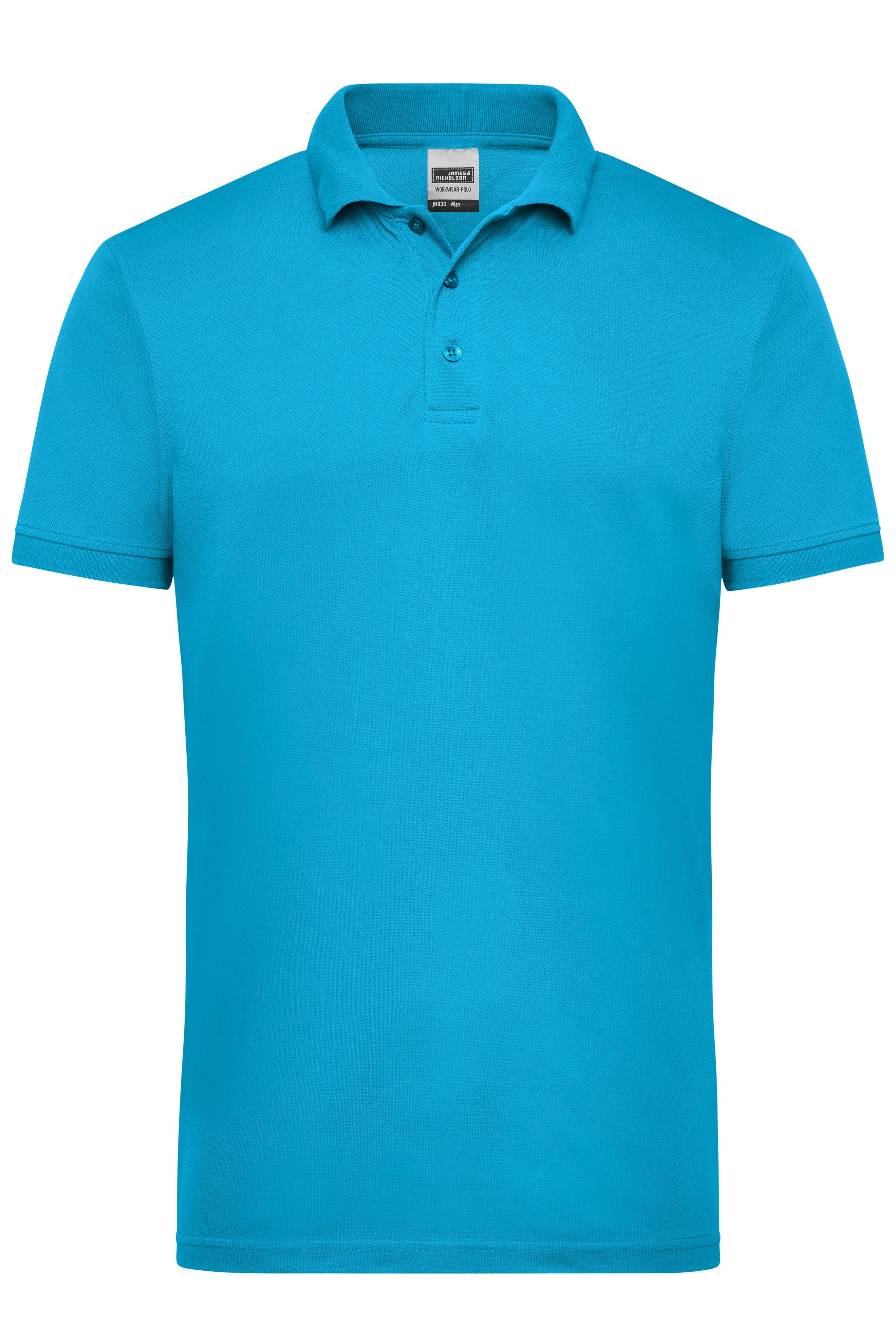 James & Nicholson Herren Workwear Polo turquoise