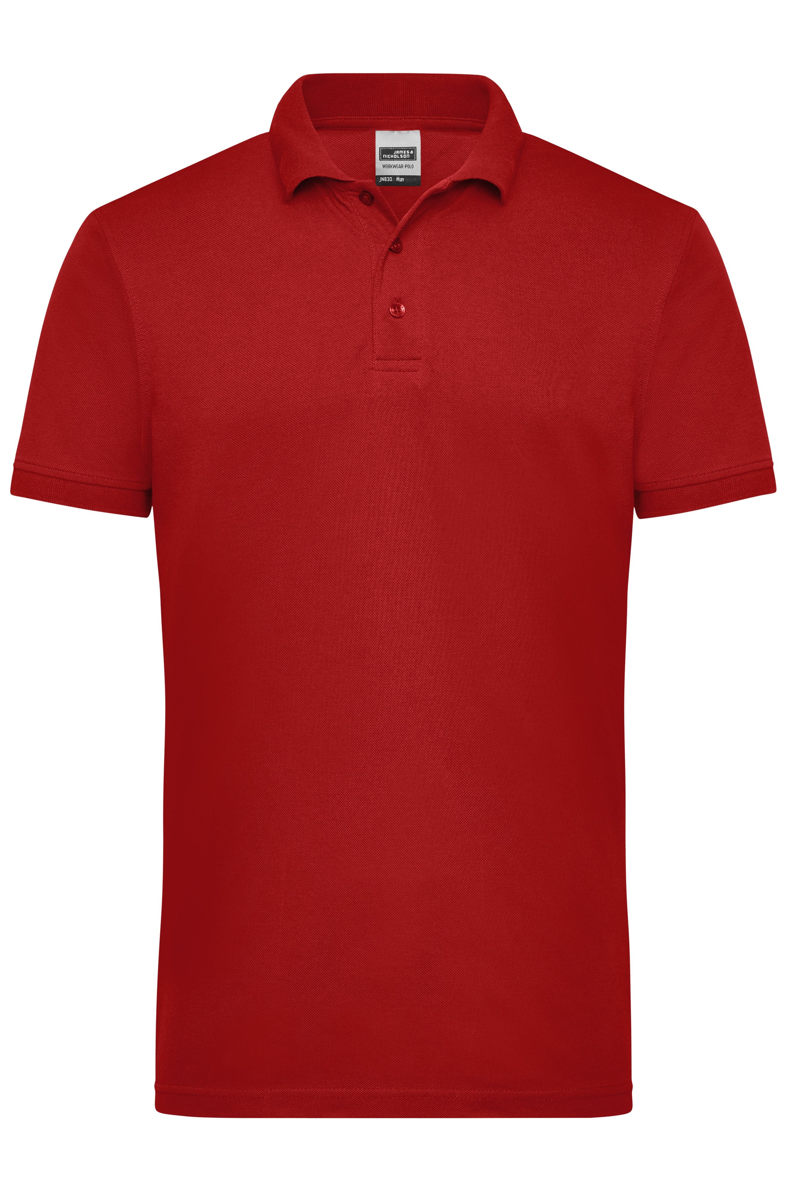 James & Nicholson Herren Workwear Polo wine