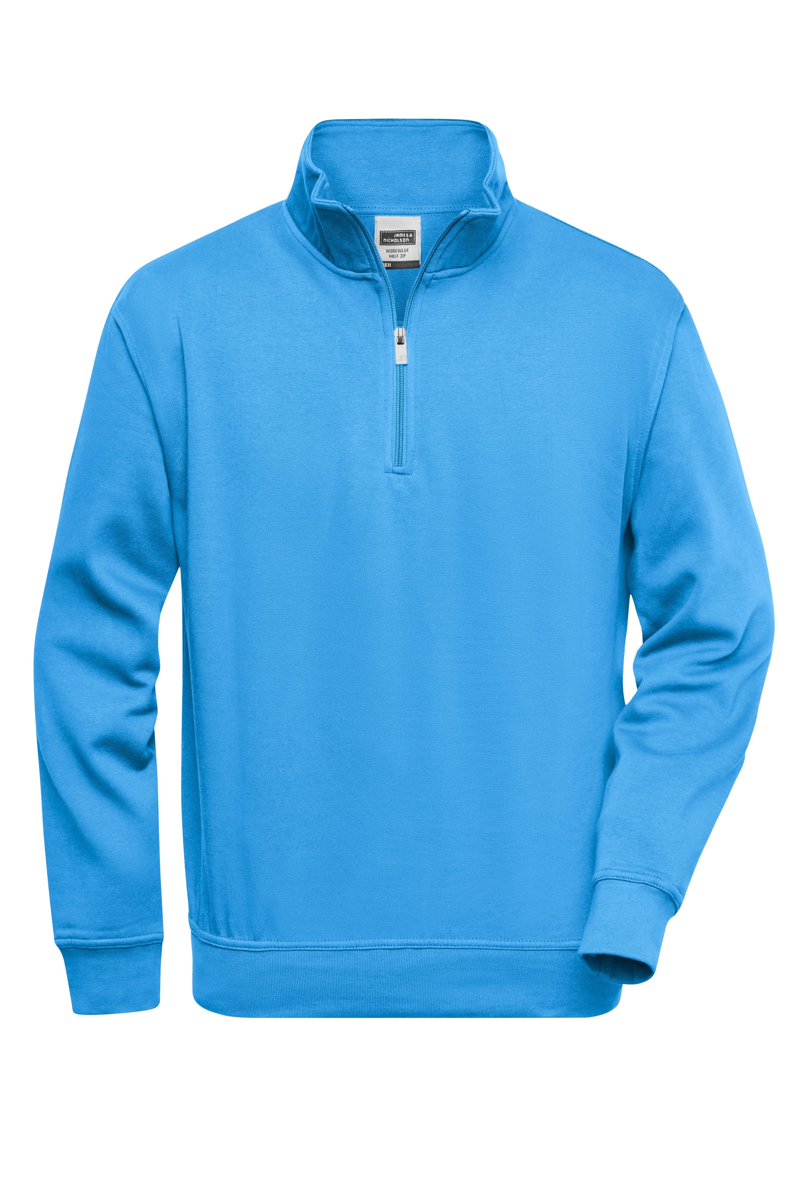 James & Nicholson Workwear Zip Sweatshirt aqua