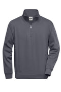James & Nicholson Workwear Zip Sweatshirt carbon