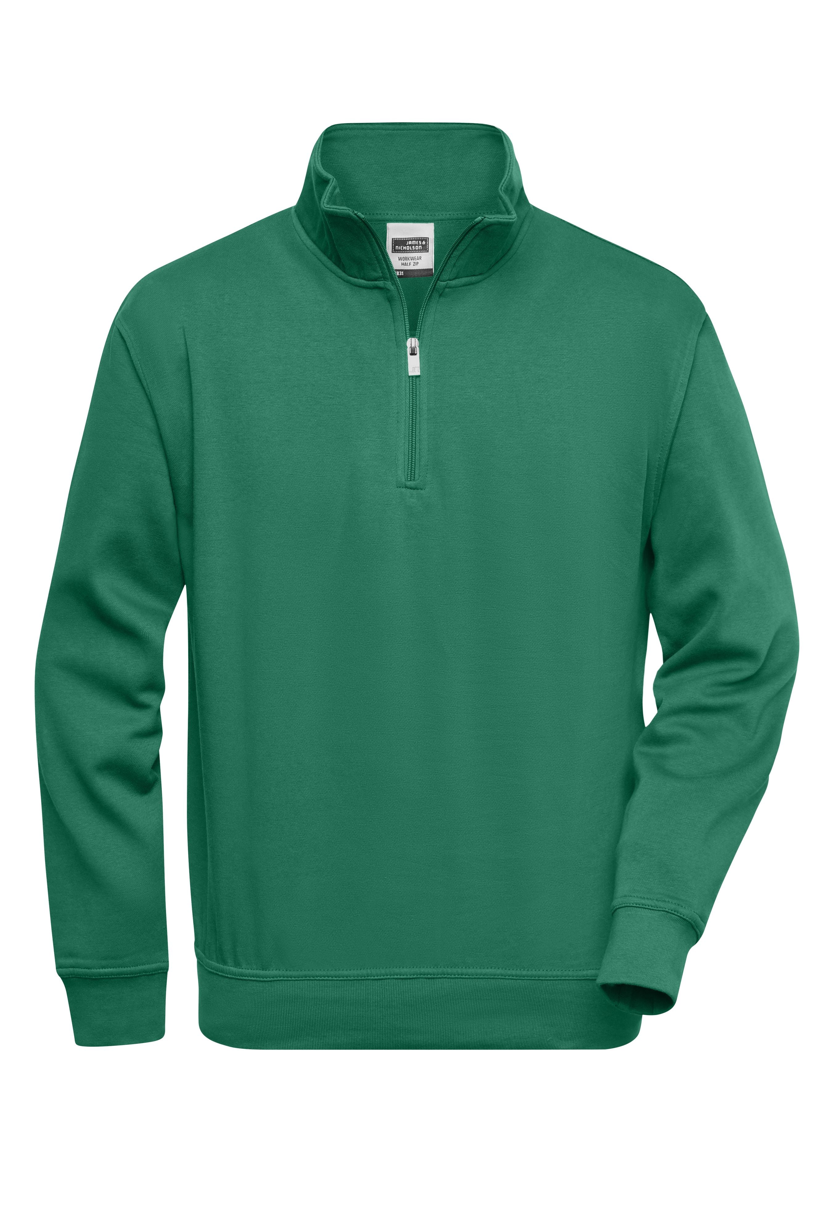 James & Nicholson Workwear Zip Sweatshirt dark-green