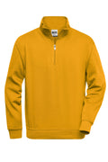 James & Nicholson Workwear Zip Sweatshirt gold-yellow