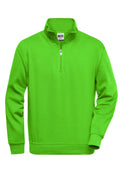 James & Nicholson Workwear Zip Sweatshirt lime-green