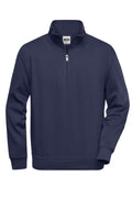 James & Nicholson Workwear Zip Sweatshirt navy
