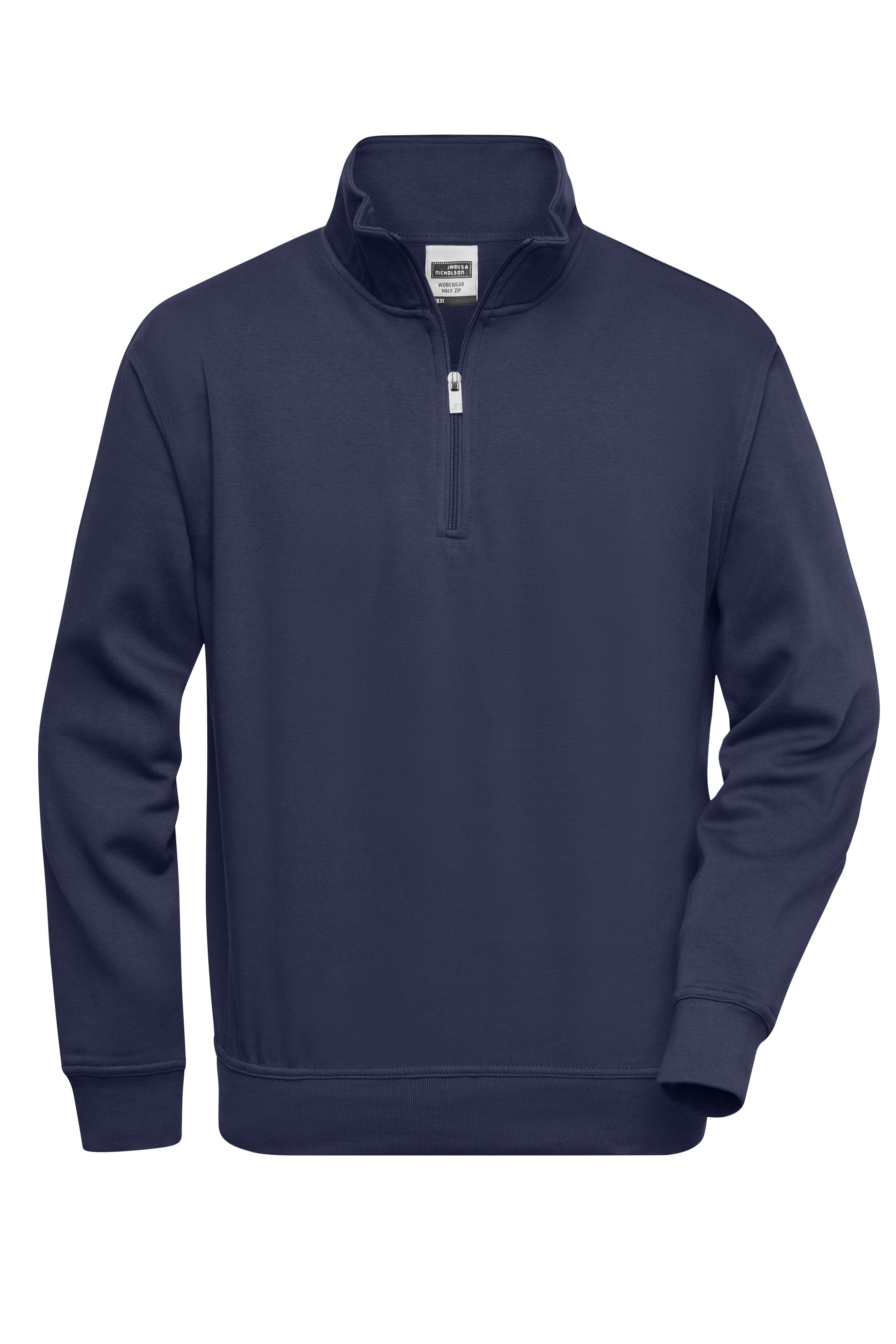 James & Nicholson Workwear Zip Sweatshirt navy