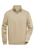 James & Nicholson Workwear Zip Sweatshirt stone