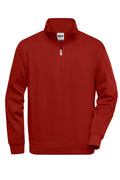 James & Nicholson Workwear Zip Sweatshirt wine