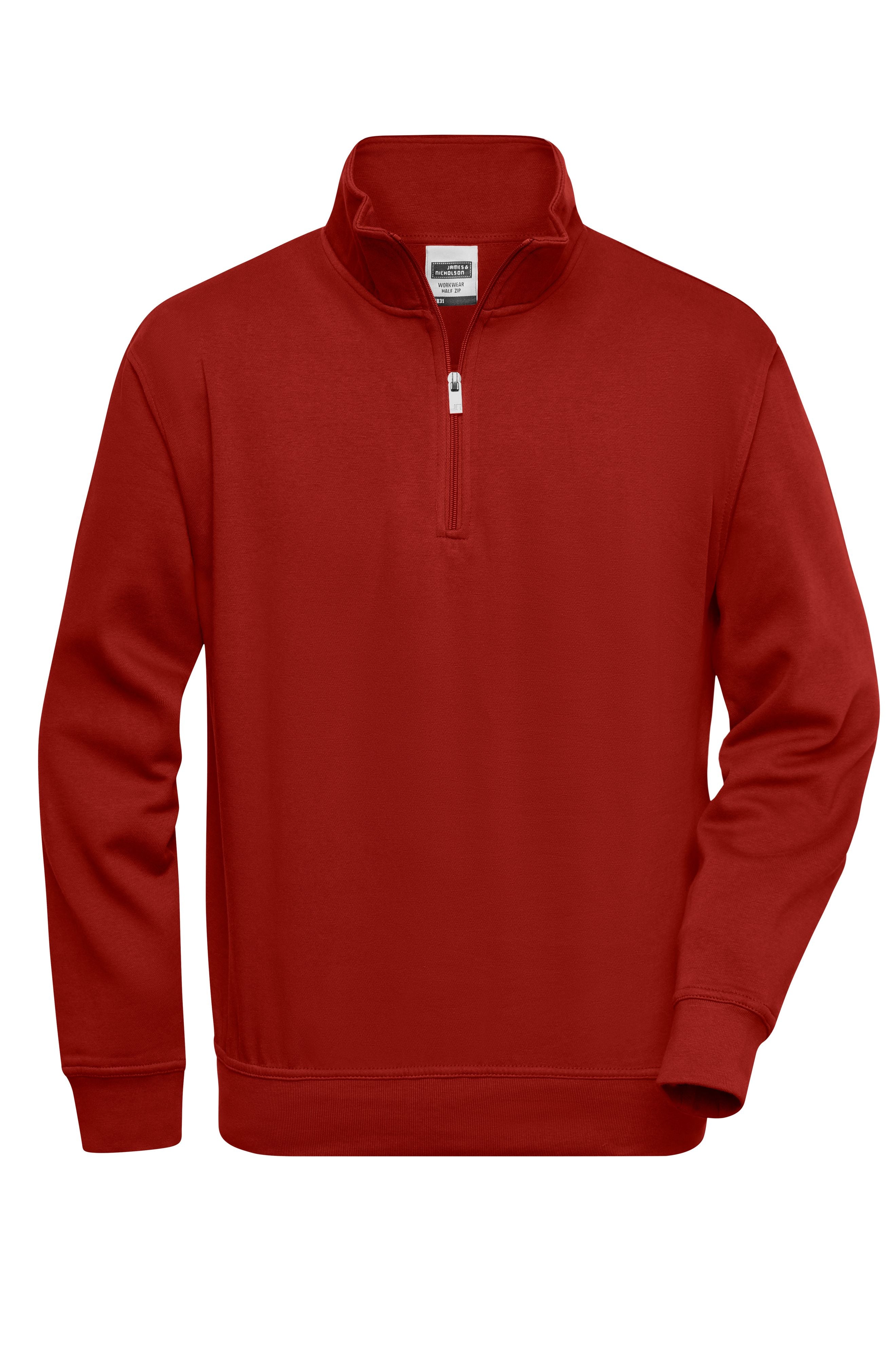 James & Nicholson Workwear Zip Sweatshirt wine