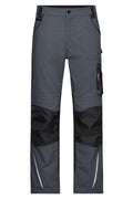 James & Nicholson Workwear Bundhose CORDURA carbon/black