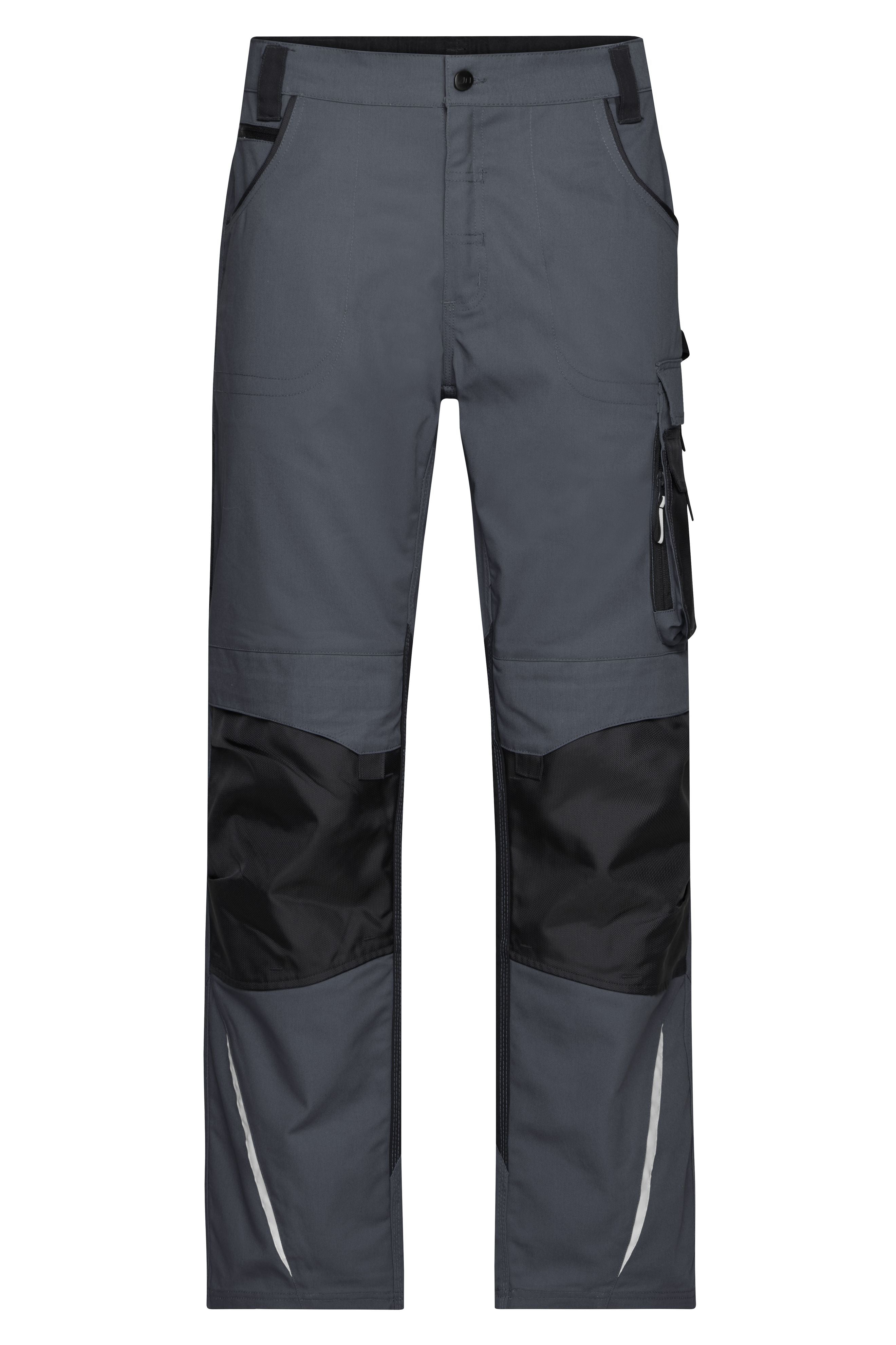James & Nicholson Workwear Bundhose CORDURA carbon/black