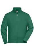 James & Nicholson Sweatjacke mit Stehkragen dark-green