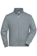 James & Nicholson Sweatjacke mit Stehkragen dark-grey