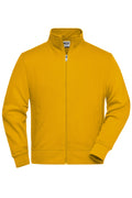 James & Nicholson Sweatjacke mit Stehkragen gold-yellow