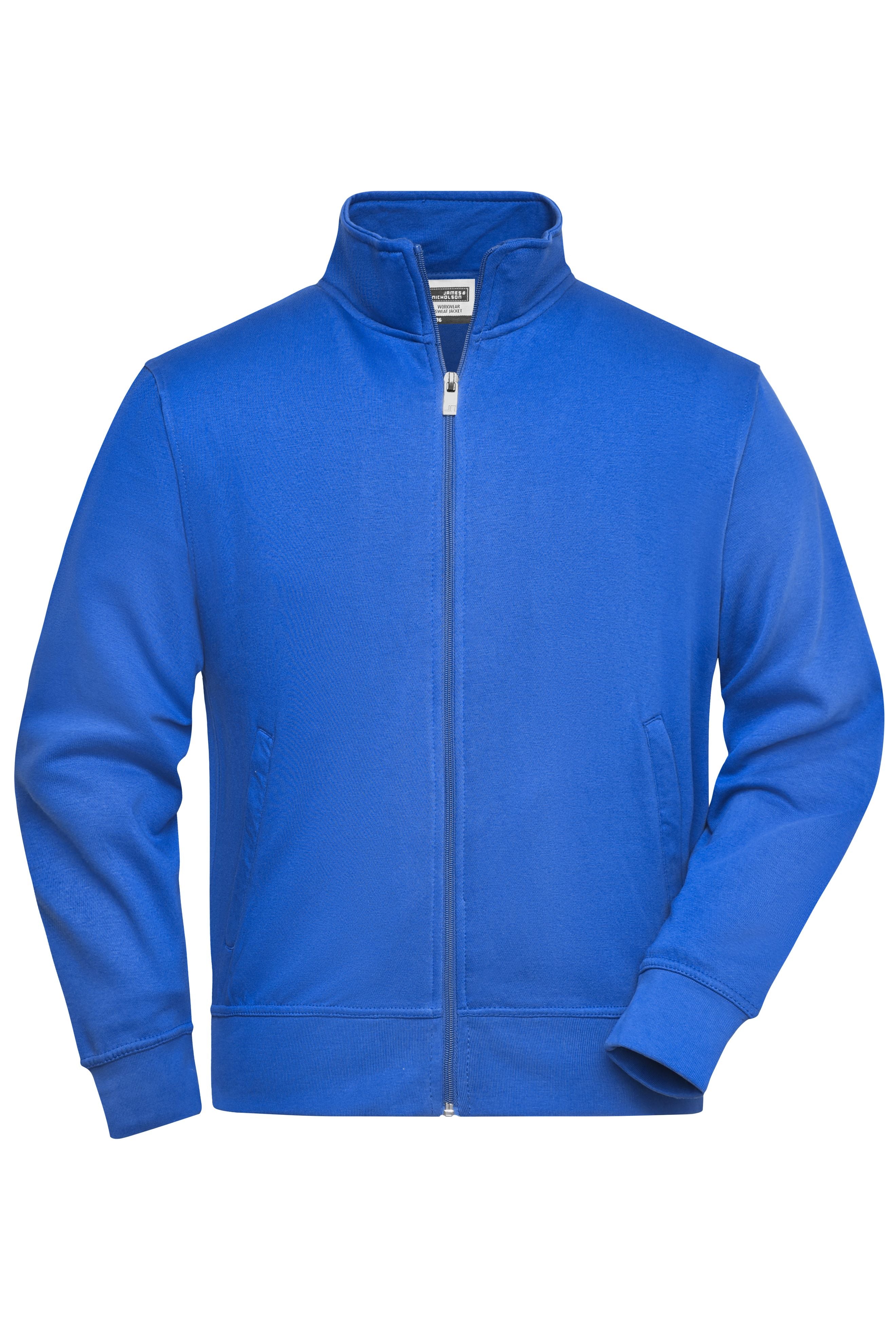 James & Nicholson Sweatjacke mit Stehkragen royal