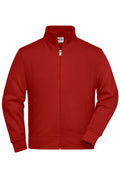 James & Nicholson Sweatjacke mit Stehkragen wine