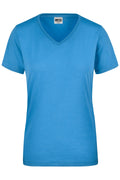 James & Nicholson Damen Work T-Shirt aqua