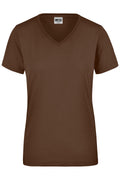 James & Nicholson Damen Work T-Shirt brown