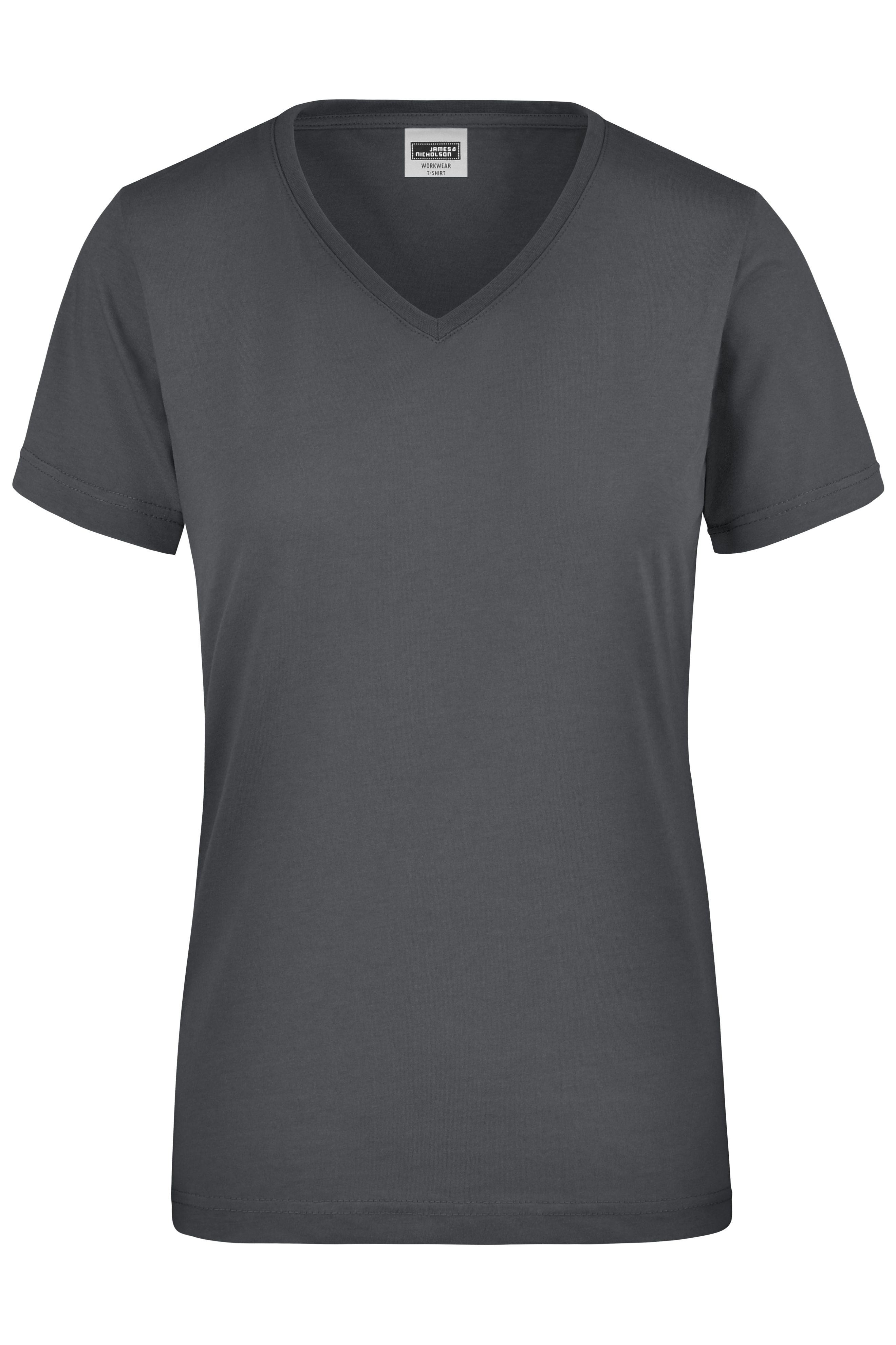 James & Nicholson Damen Work T-Shirt carbon
