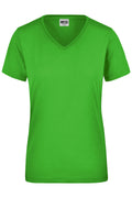 James & Nicholson Damen Work T-Shirt lime-green