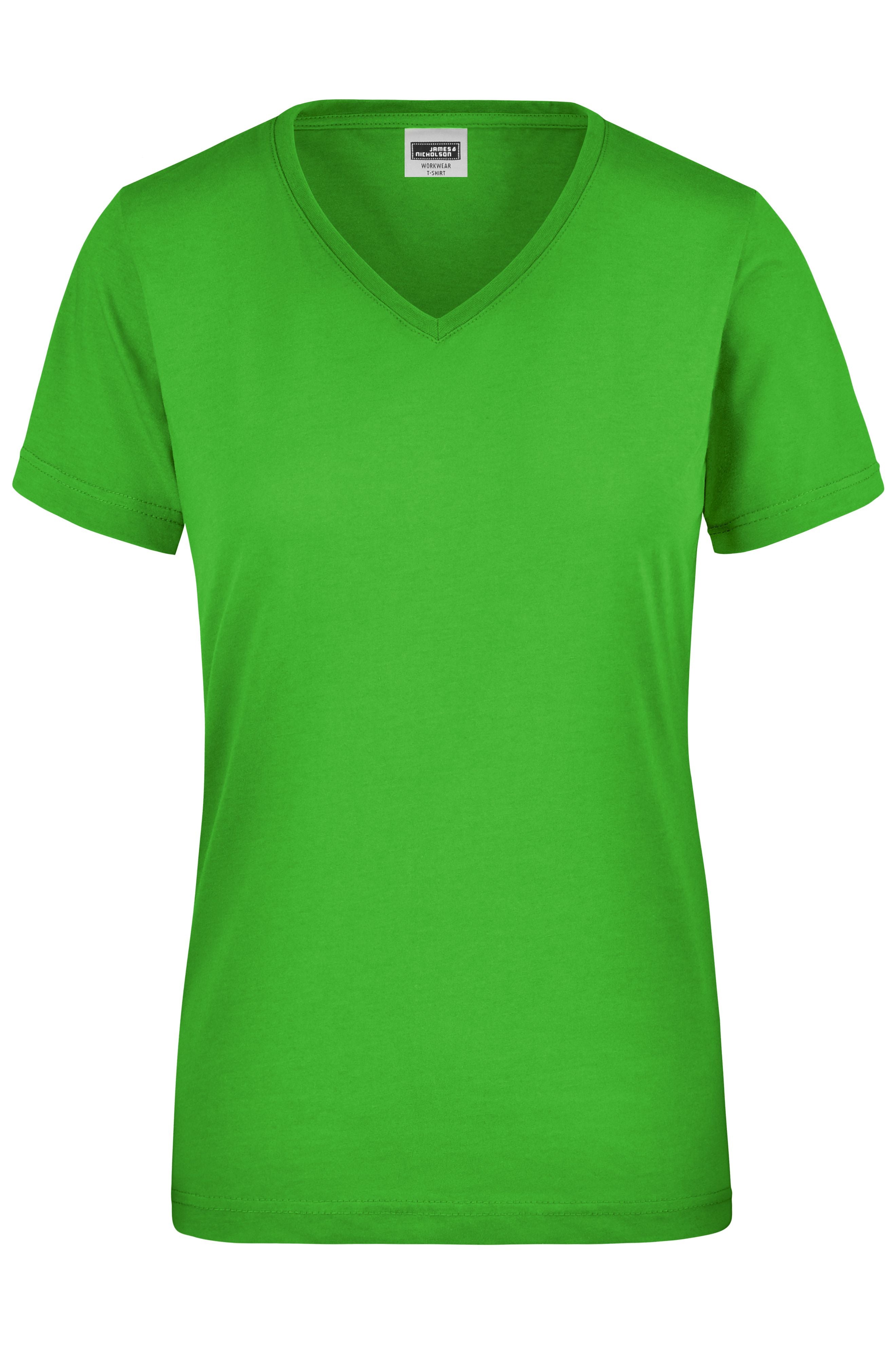 James & Nicholson Damen Work T-Shirt lime-green