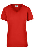 James & Nicholson Damen Work T-Shirt red