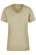 James & Nicholson Damen Work T-Shirt stone