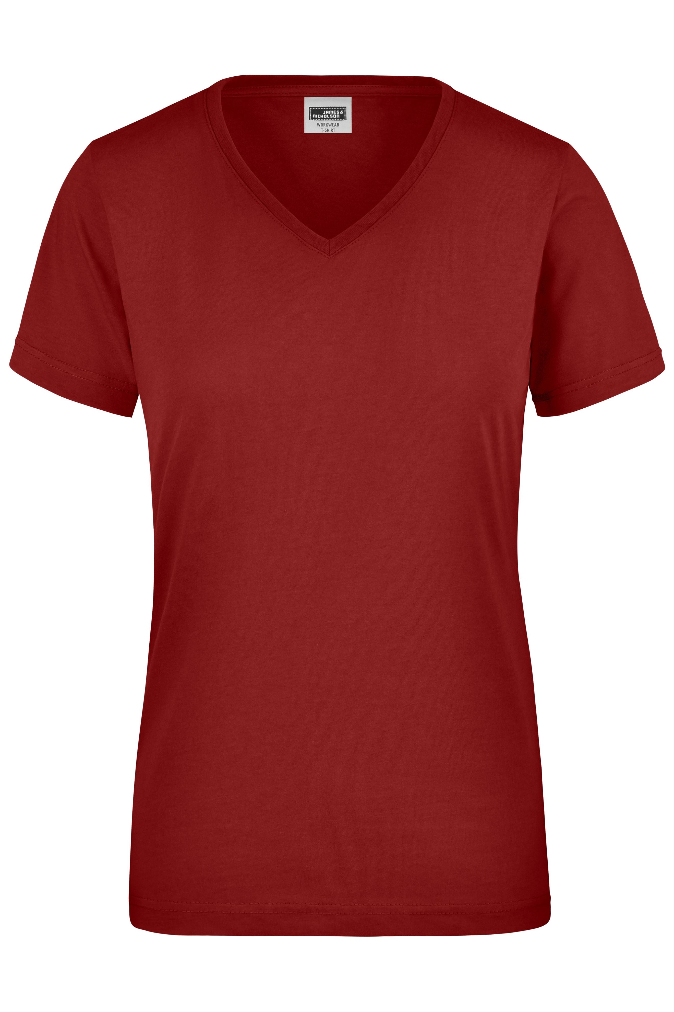 James & Nicholson Damen Work T-Shirt wine