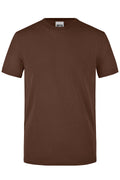 James & Nicholson Herren Work T-Shirt brown