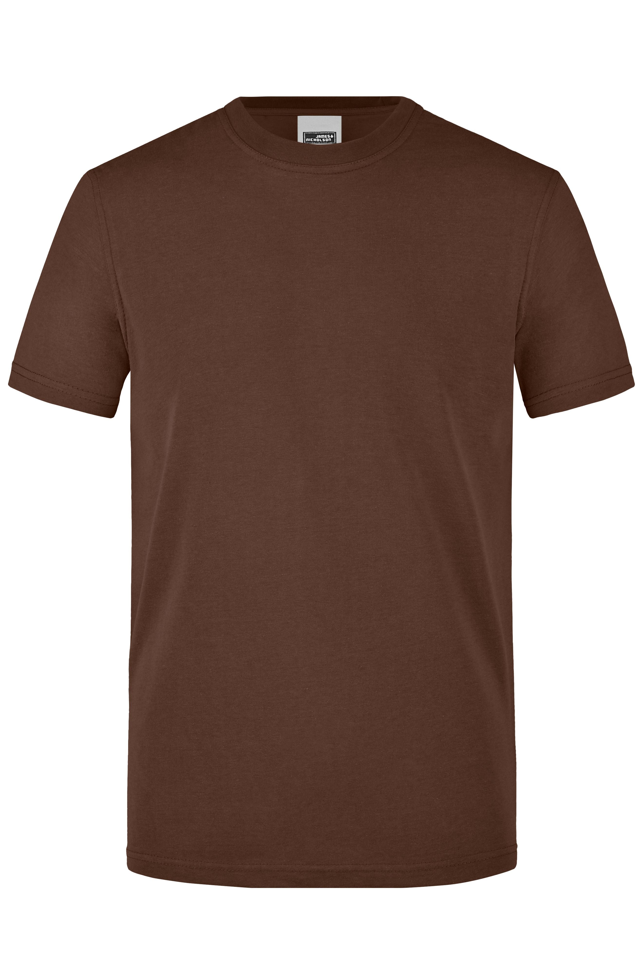 James & Nicholson Herren Work T-Shirt brown
