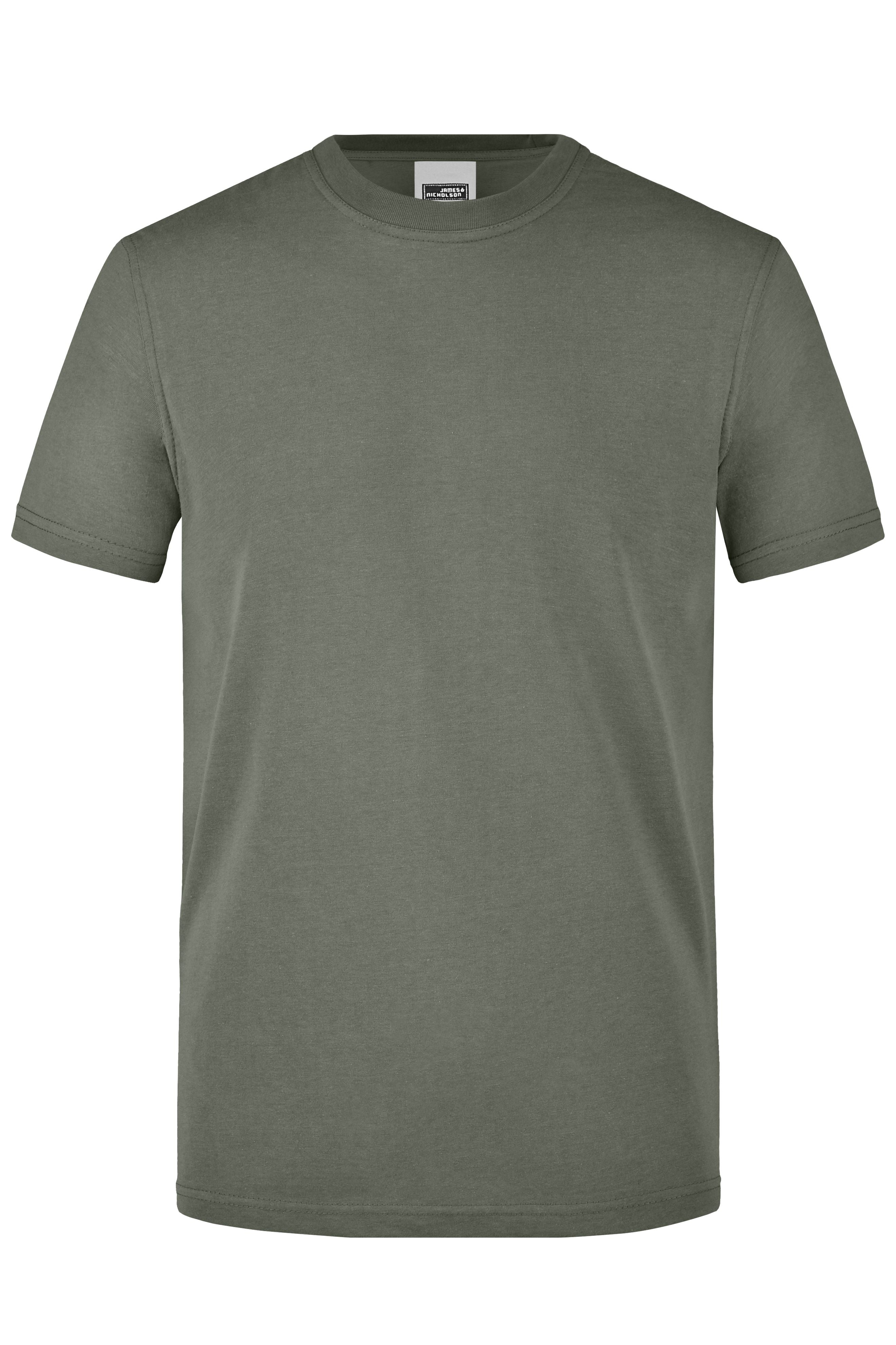James & Nicholson Herren Work T-Shirt dark-grey