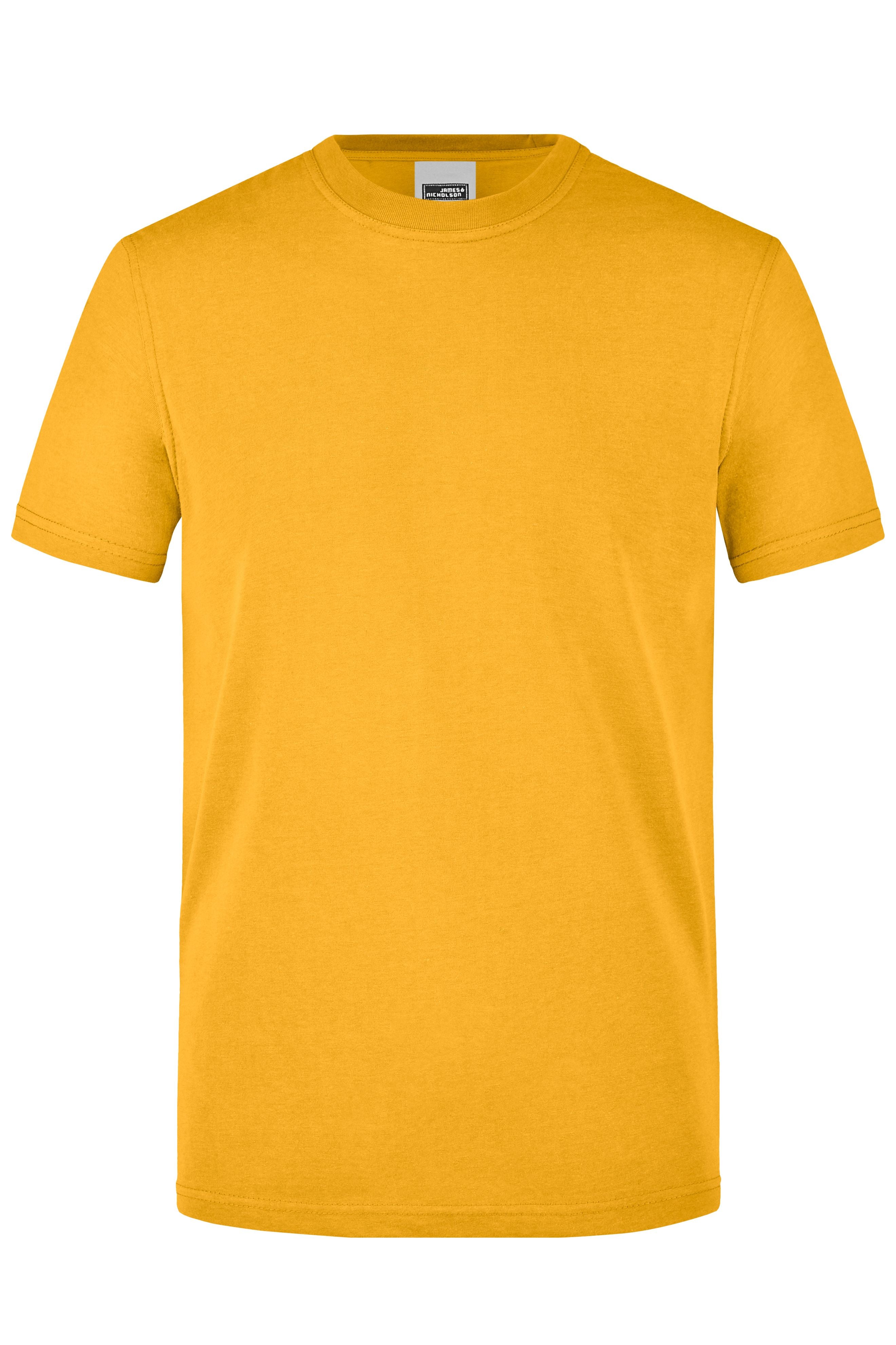 James & Nicholson Herren Work T-Shirt gold-yellow