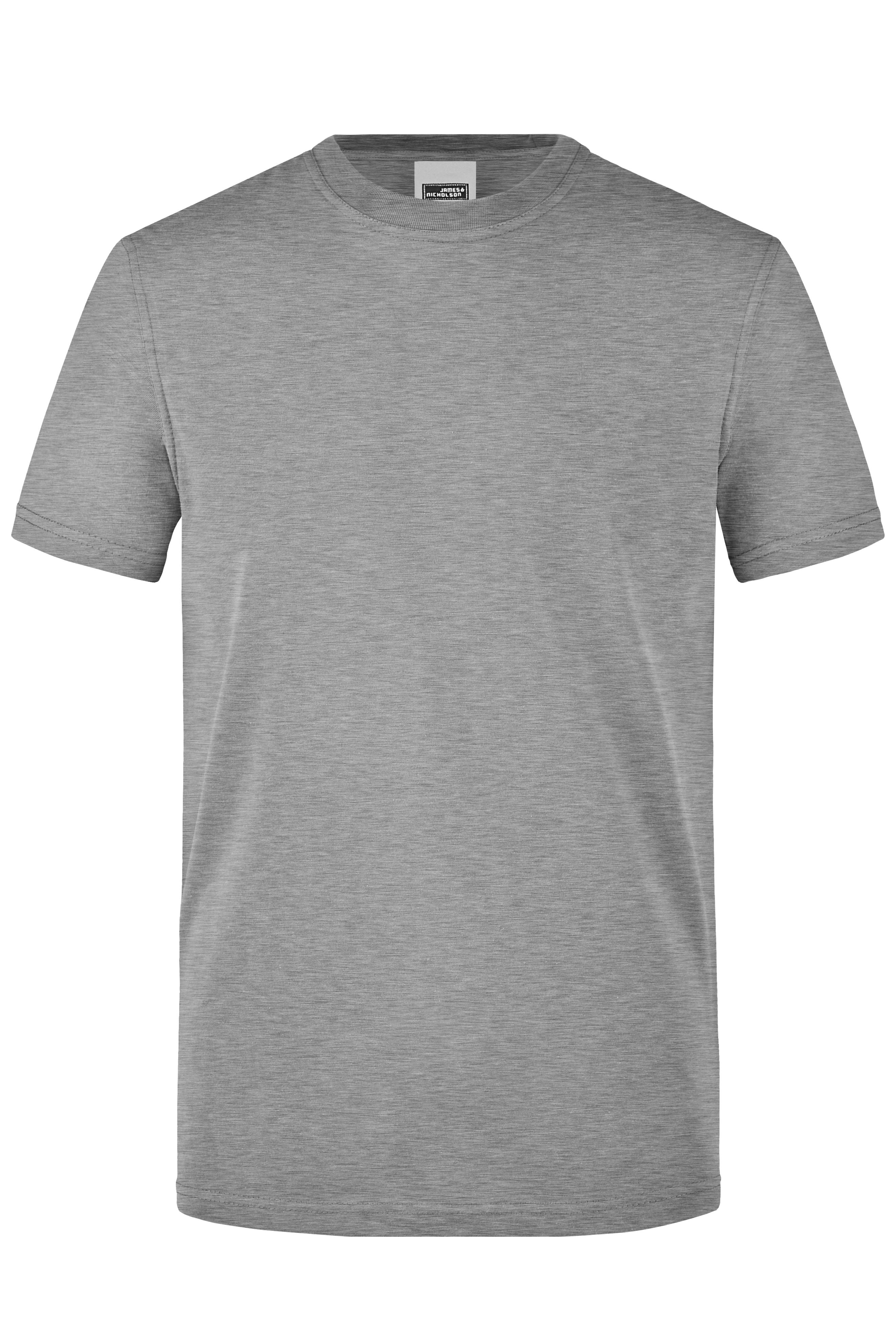 James & Nicholson Herren Work T-Shirt grey-heather