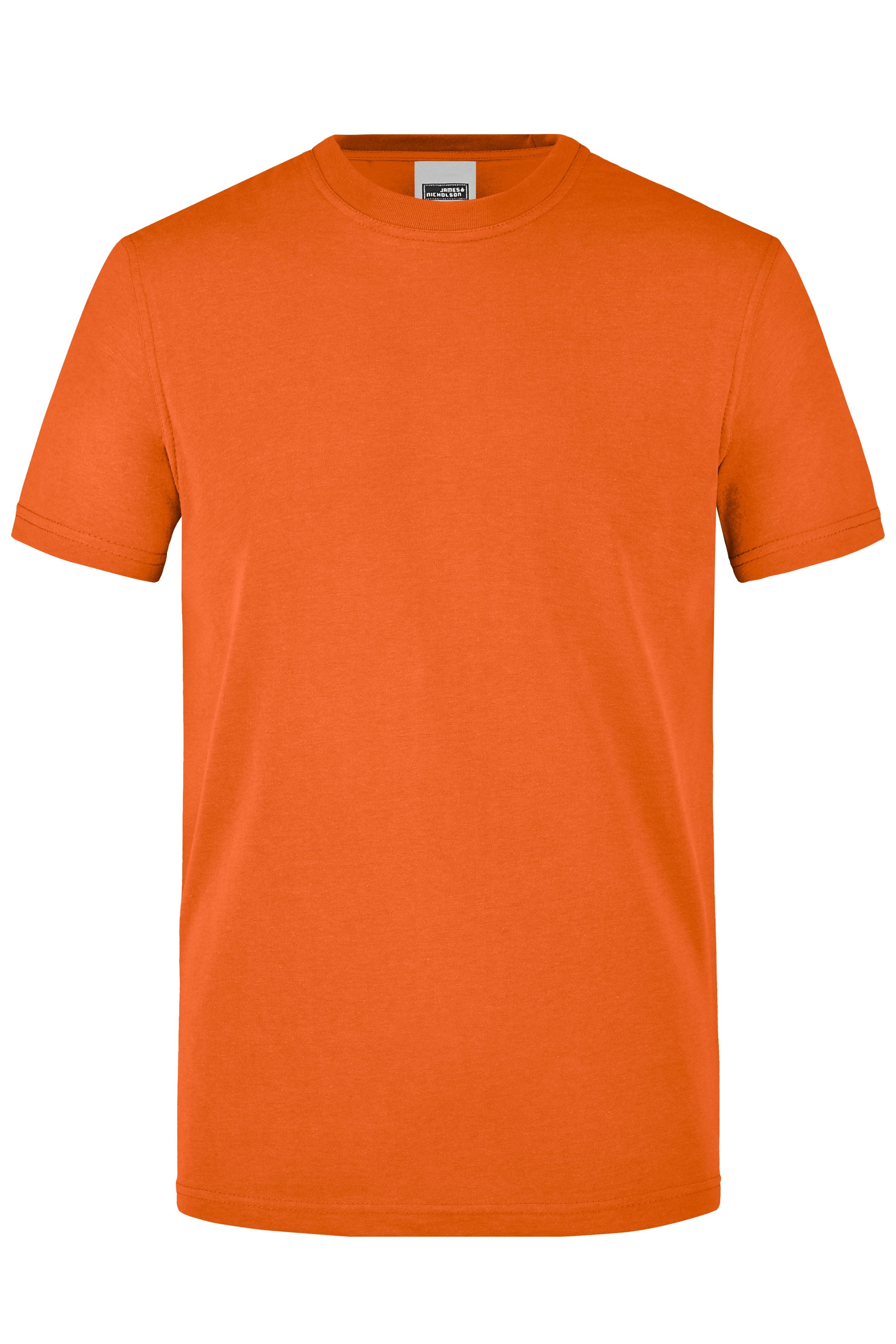 James & Nicholson Herren Work T-Shirt orange