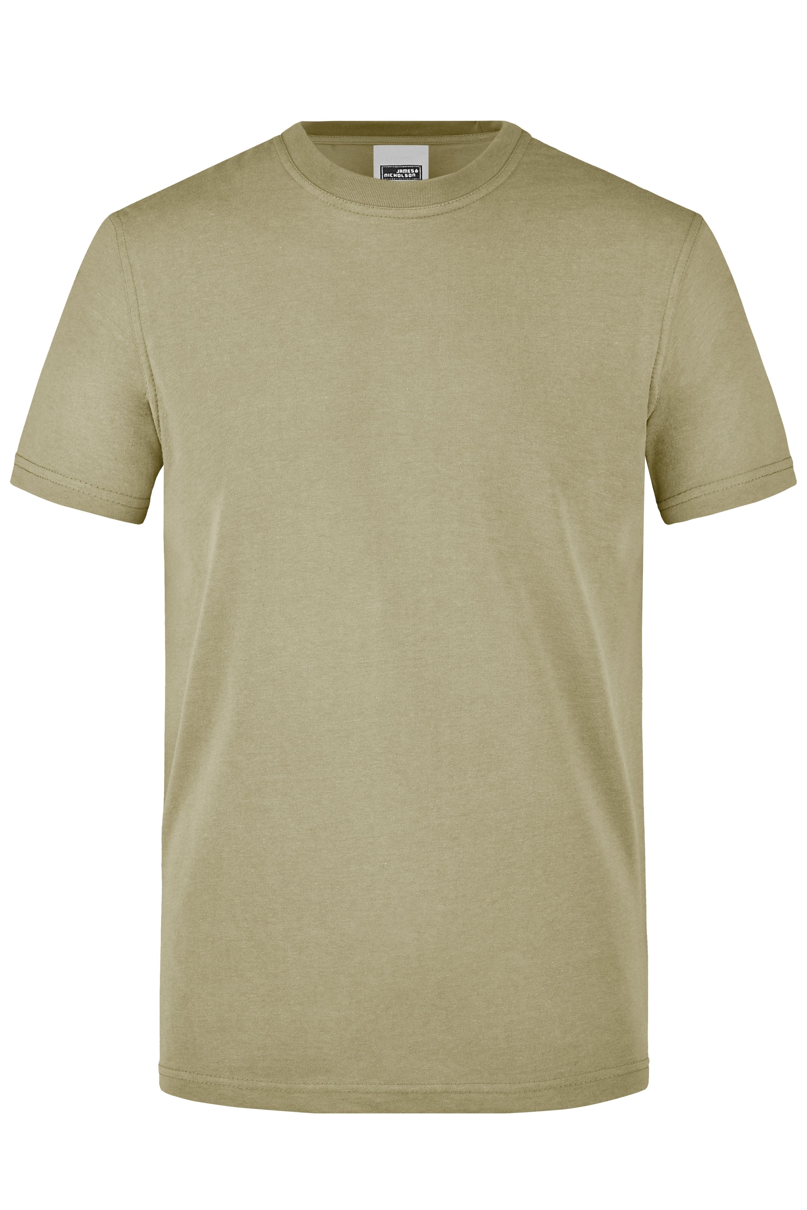 James & Nicholson Herren Work T-Shirt stone