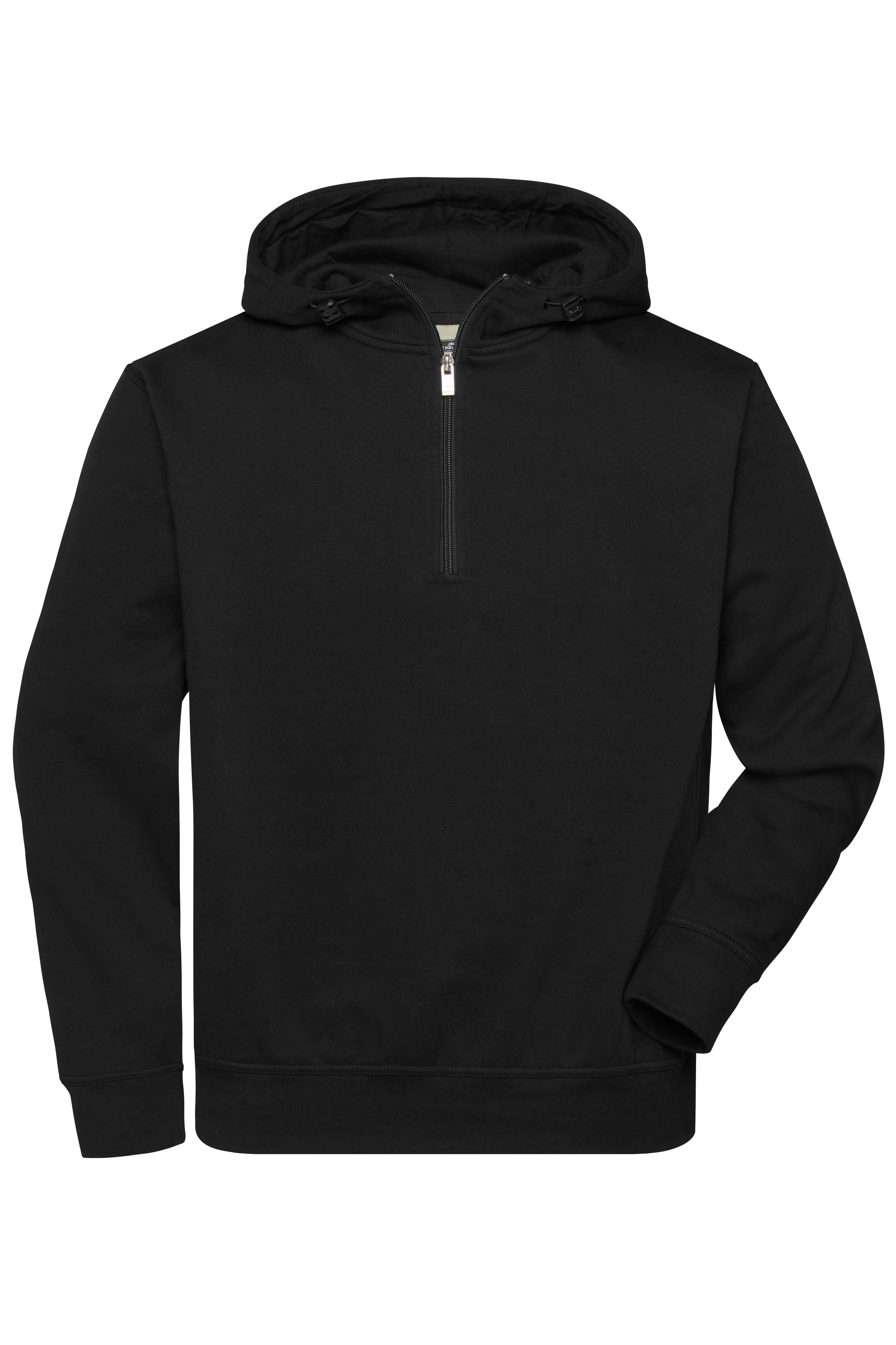 James & Nicholson Workwear Zip Hoody black
