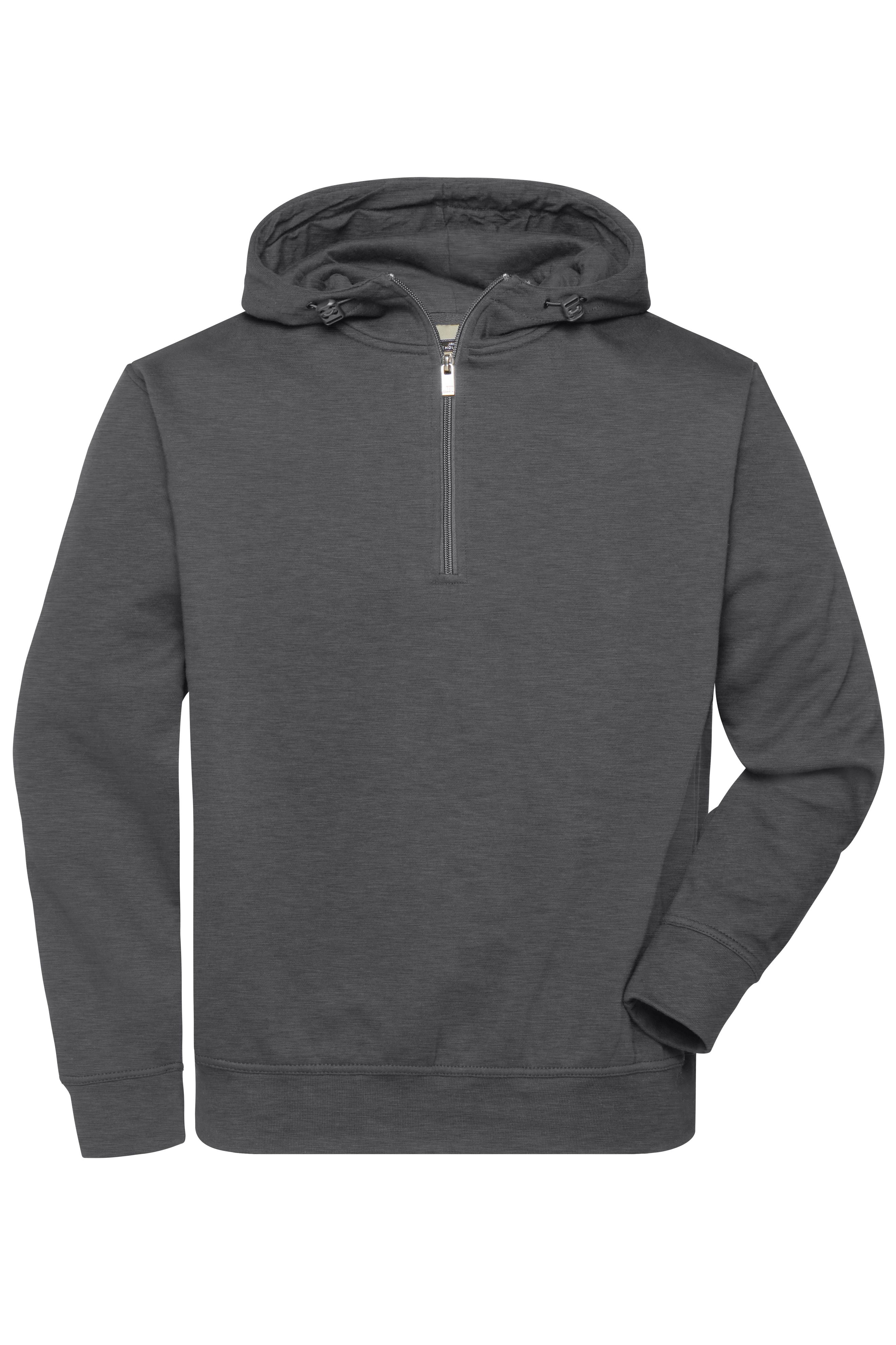 James & Nicholson Workwear Zip Hoody dark-melange