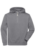 James & Nicholson Workwear Zip Hoody light-melange